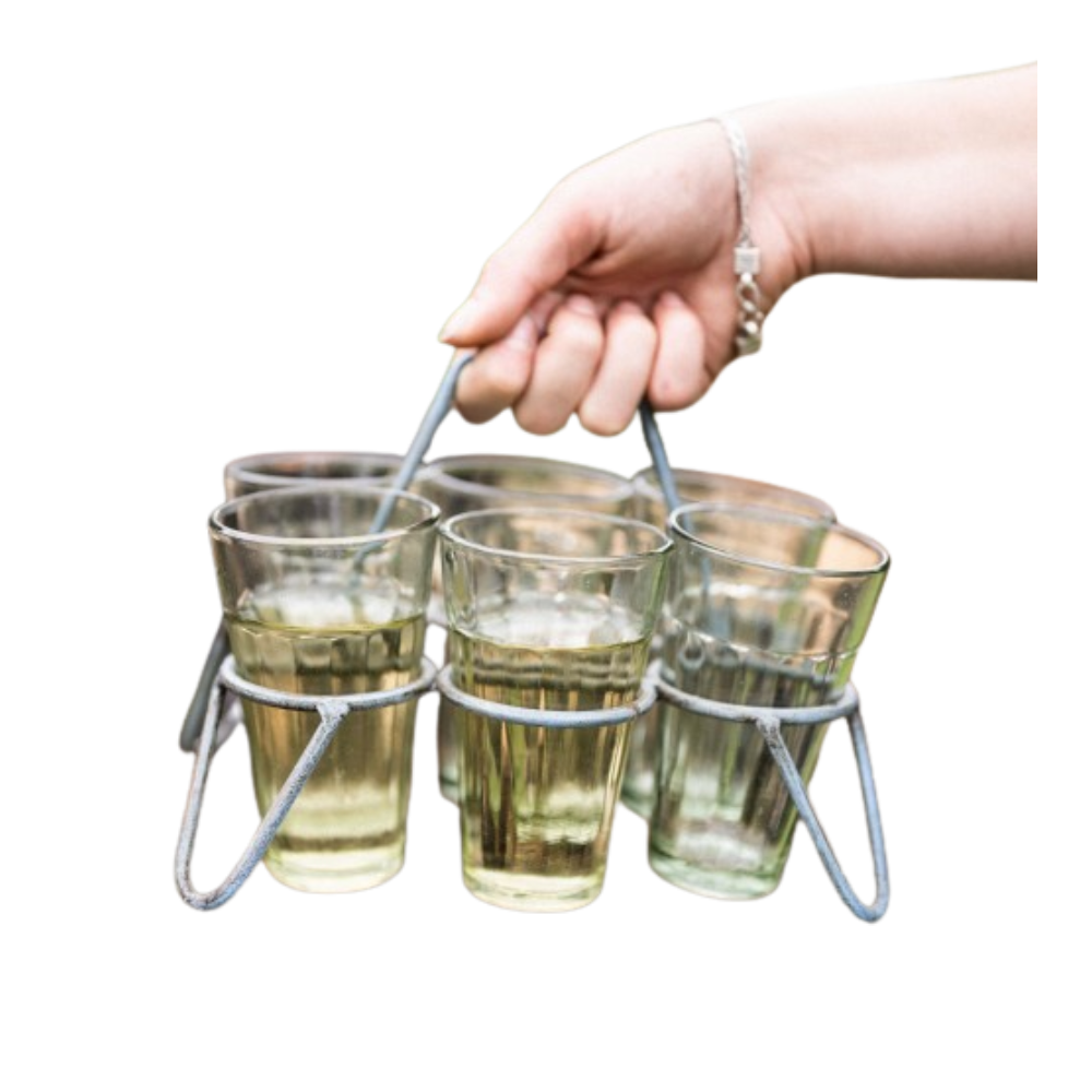 Kadai Set of 6 Chai Glasses