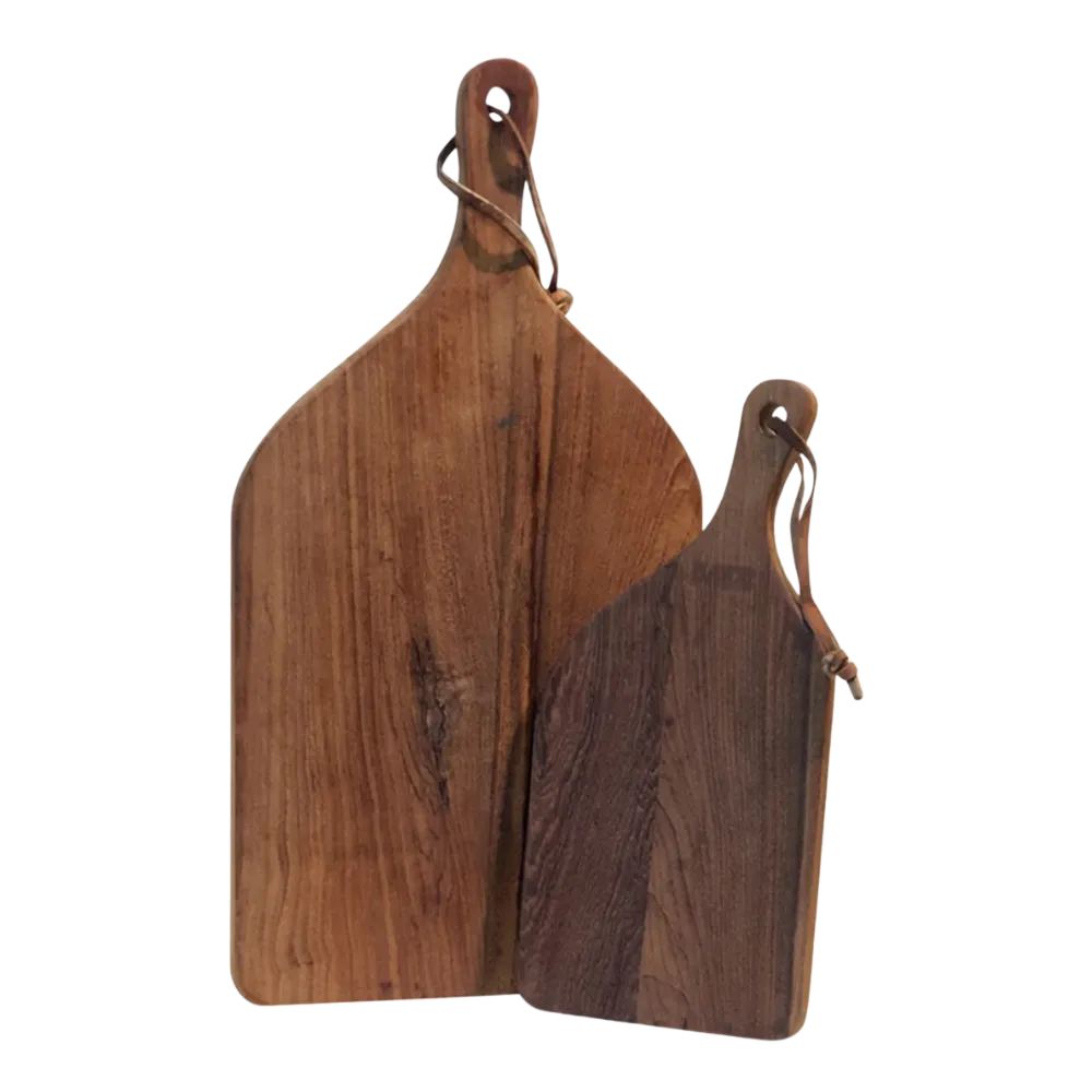Kadai Set of 2 Teak Chopping Board