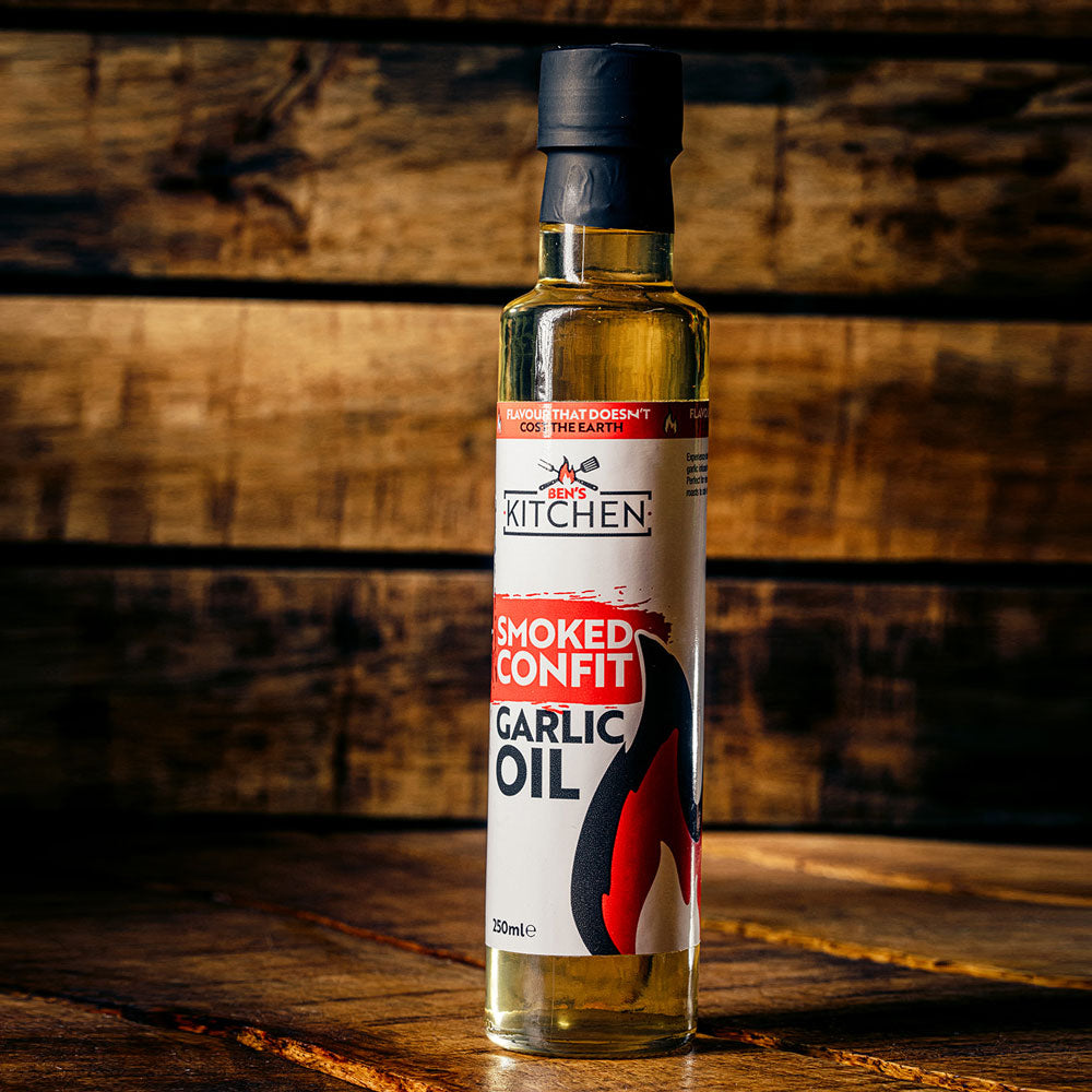 Bens Kitchen Smoked Confit Garlic Oil