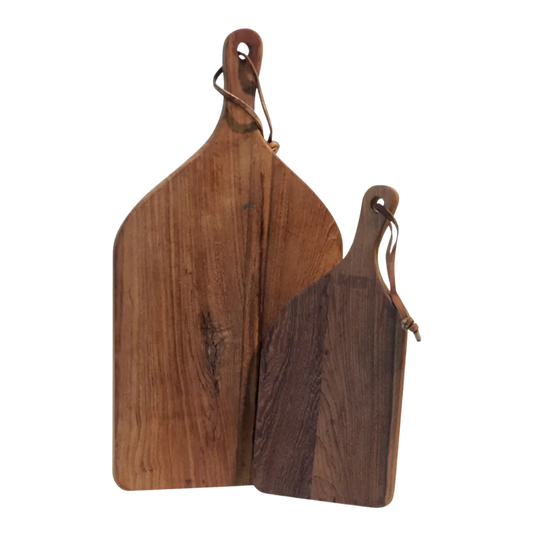 Kadai Set of 2 Teak Chopping Board