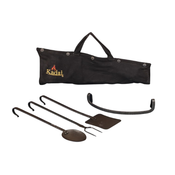 Kadai Set of 3 Hand-Forged Utensils