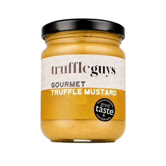 Truffle Guys gourmet truffle mustard jar
