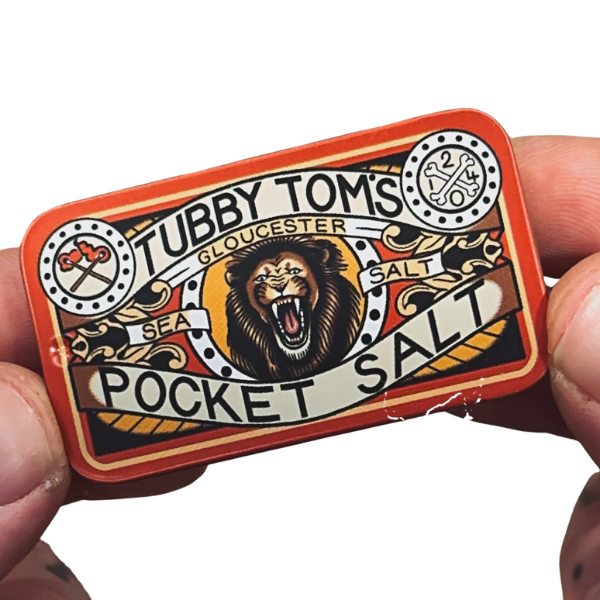 Tubby Tom's Pocket Salt - Miniature Refillable Salt Tins (EMPTY)
