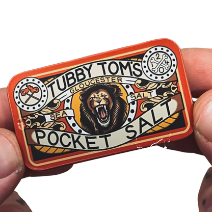 Tubby Tom's Pocket Salt - Miniature Refillable Salt Tins (EMPTY)