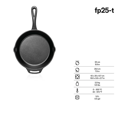 Petromax Cast Iron Fire Skillet One Handle