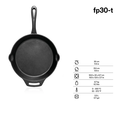 Petromax Cast Iron Fire Skillet One Handle