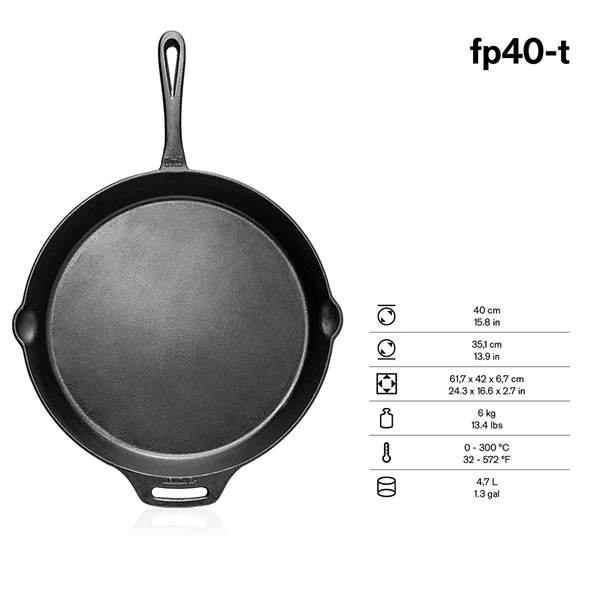 Petromax Cast Iron Fire Skillet One Handle