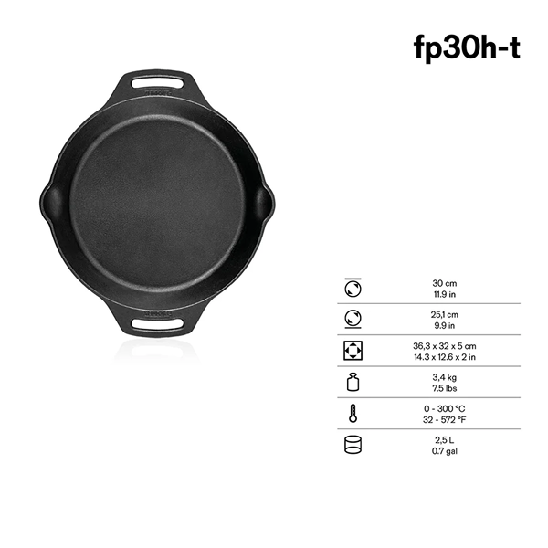 Petromax Fire Skillet with Two Side Handles