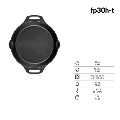 Petromax Fire Skillet with Two Side Handles