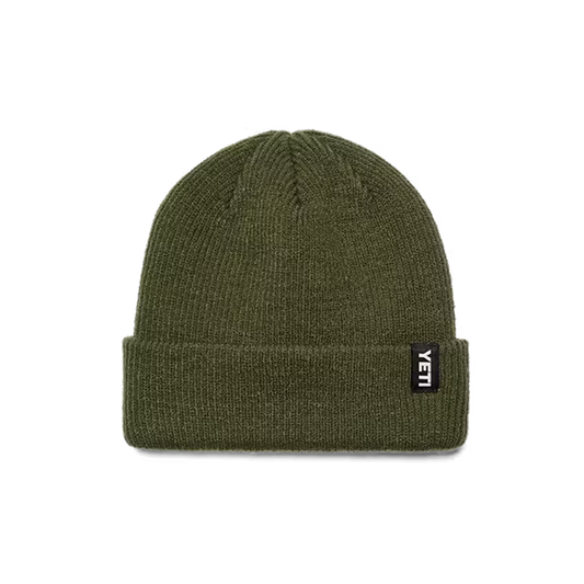 Yeti Logo Badge Beanie - Olive